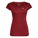 Damen T-Shirt Salewa  Puez melange dry W T-shirt Syrah melange 38