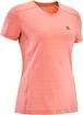 Damen T-Shirt Salomon  XA Tee W Brick Dust