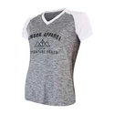 Damen T-Shirt Sensor  Cyklo Charger Grey/White