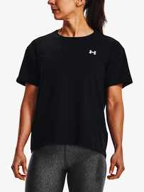 Damen T-Shirt Under Armour Esential Cttn Stretch Tee-BLK