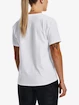 Damen T-Shirt Under Armour  Esential Cttn Stretch Tee-WHT