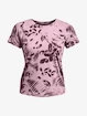 Damen T-Shirt Under Armour  Iso-Chill 200 Print SS-PNK