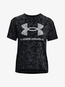 Damen T-Shirt Under Armour  LOGO AOP HEAVYWEIGHT SS-BLK