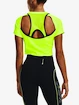 Damen T-Shirt Under Armour  Run Anywhere Crop SS-GRN