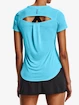 Damen T-Shirt Under Armour  Run Trail Tee-BLU