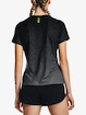 Damen T-Shirt Under Armour  Rush Cicada Shortsleeve-BLK