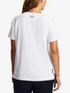 Damen T-Shirt Under Armour  Rush Energy SS 2.0-WHT