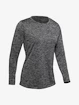 Damen T-Shirt Under Armour  Tech LS Crew Twist-BLK