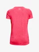 Damen T-Shirt Under Armour  Tech SSC - Twist-PNK