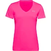 Damen T-Shirt Under Armour  Tech SSV Solid Pink XS