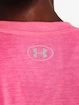 Damen T-Shirt Under Armour  Tech SSV - Twist-PNK