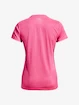 Damen T-Shirt Under Armour  Tech SSV - Twist-PNK