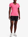 Damen T-Shirt Under Armour  Tech SSV - Twist-PNK