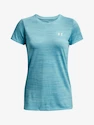 Damen T-Shirt Under Armour  Tech Tiger SSC-BLU