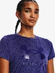 Damen T-Shirt Under Armour  Tech Twist BL Gel SSC-BLU