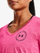 Damen T-Shirt Under Armour  Tech Twist LC Crest SSV-PNK