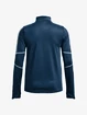 Damen T-Shirt Under Armour  Train CW 1/2 Zip-BLU