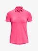 Damen T-Shirt Under Armour  Zinger Short Sleeve Polo-PNK