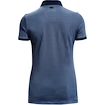 Damen T-Shirt Under Armour  Zinger SS Novelty Polo Mineral Blue