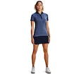 Damen T-Shirt Under Armour  Zinger SS Novelty Polo Mineral Blue