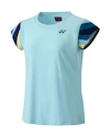 Damen T-Shirt Yonex  Women's Crew Neck Shirt 20754 Cyan XS