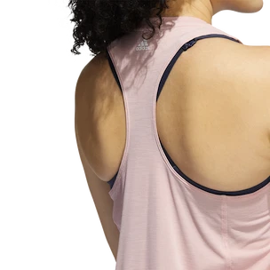 Damen Tank-Top adidas  3-Bar Logo Tank Wonder Mauve