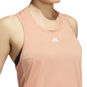 Damen Tank-Top adidas  Training 3-Stripes Tank Ambient Blush