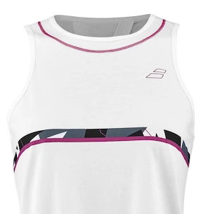 Damen Tank-Top Babolat  Aero Cotton Tank Women White