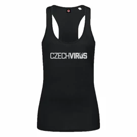 Damen Tank-Top Czech Virus Dámské tílko černé