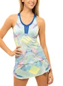 Damen Tank-Top Lucky in Love  Flow Motion Cami w/ Bra Blue Marine S