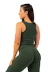 Damen Tank-Top Nebbia  Organic Cotton Ribbed Tank Top 414 dark green