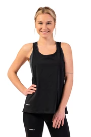 Damen Tank-Top Nebbia Sleeveless Loose Cross Back Tank Top "Feeling Good" Black