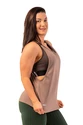 Damen Tank-Top Nebbia  Sleeveless Loose Cross Back Tank Top "Feeling Good" Brown