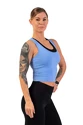 Damen Tank-Top Nebbia  Sporty Slim-Fit Crop Tank Top 422 light blue