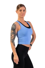 Damen Tank-Top Nebbia Sporty Slim-Fit Crop Tank Top 422 light blue