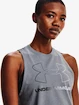 Damen Tank-Top Under Armour  Live Sportstyle Graphic Tank Steel Medium Heather Gray