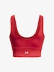 Damen Tank-Top Under Armour  Meridian Fitted Crop Tank-RED