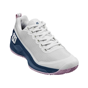 Damen Tennisschuhe Wilson Rush Pro 4.5 Clay W White/Ensign Blue