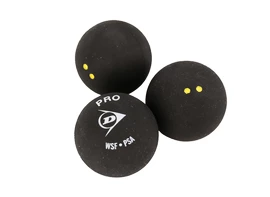 Dunlop Pro Squash Ball (3 Pack)