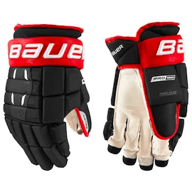 Eishockeyhandschuhe Bauer Pro Series Black/Red Senior