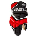 Eishockeyhandschuhe Bauer Supreme 2S Pro Black/Red Bambini (Youth)