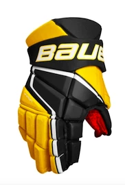 Eishockeyhandschuhe Bauer Vapor 3X Black/Gold Intermediate