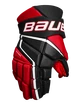 Eishockeyhandschuhe Bauer Vapor 3X Black/Red Intermediate