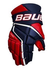 Eishockeyhandschuhe Bauer Vapor 3X Navy/Red/White Intermediate