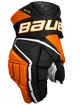 Eishockeyhandschuhe Bauer Vapor Hyperlite Black/Orange Intermediate