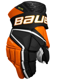 Eishockeyhandschuhe Bauer Vapor Hyperlite Black/Orange Intermediate