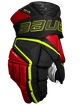 Eishockeyhandschuhe Bauer Vapor Hyperlite Black/Red/Green Intermediate