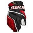 Eishockeyhandschuhe Bauer Vapor Hyperlite Black/Red Senior 15 Zoll