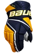 Eishockeyhandschuhe Bauer Vapor Hyperlite Navy/Gold Senior