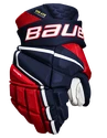 Eishockeyhandschuhe Bauer Vapor Hyperlite Navy/Red/White Junior